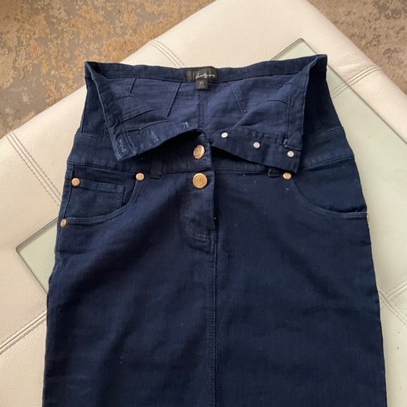 NWOT SEXY DENIM   HIGH WAISTED  CORSET PENCIL SKIRT 😍😍😍 - Picture 7 of 15